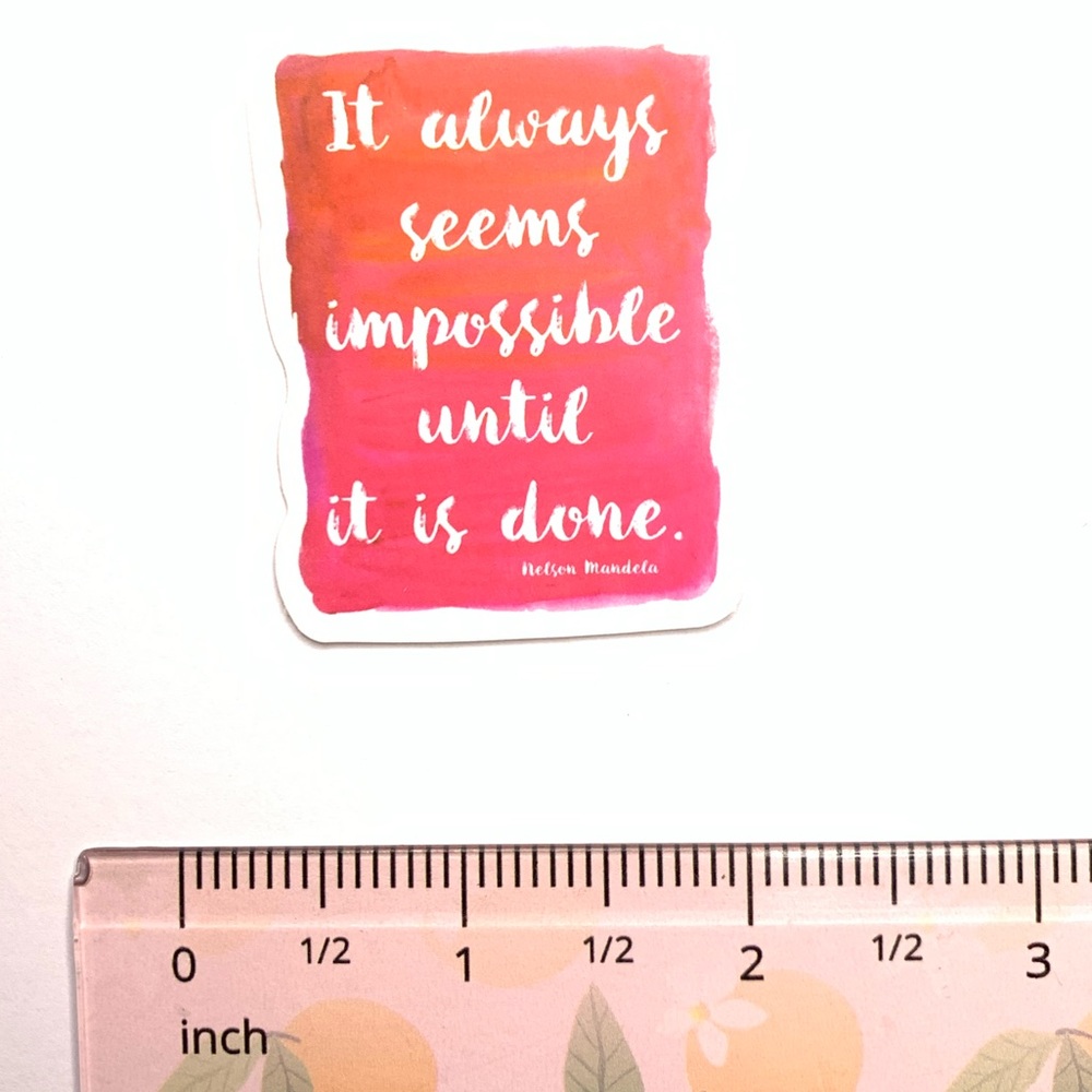 Impossible Vinyl Sticker - Picture 2 of 2